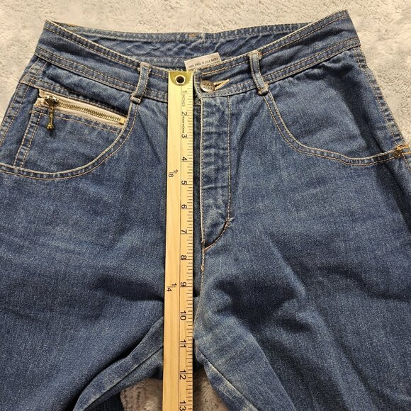 VTG Rose Hips Jeans Womens Measures 26x31 Dark Wash Zipper Pocket Relaxed - Picture 10 of 11